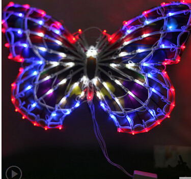 Wedding Decor Supply Store - 50cm Big Butterfly Bowknot Outdoor Lamp