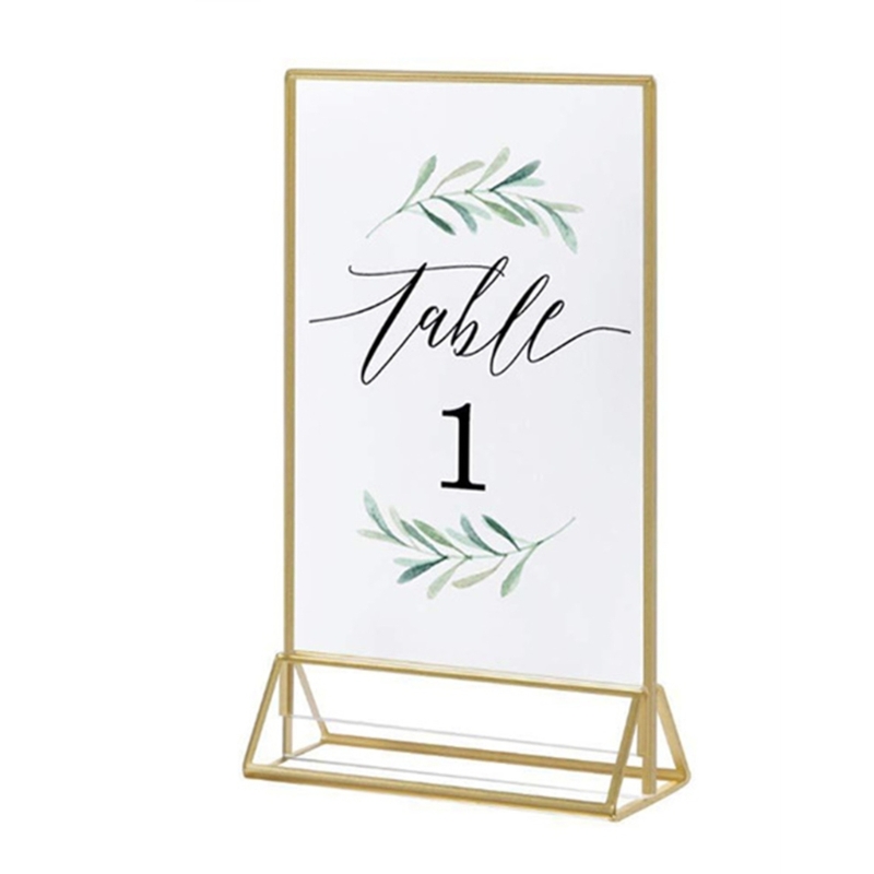 Clear Acrylic Wedding Table Nu - Table Number Gold recension och pris