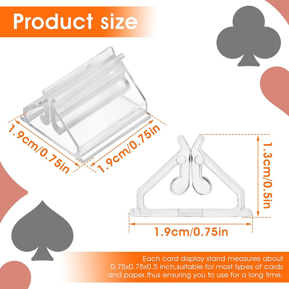 12/24/48Pcs Mini Clear Stands  - Table Number Gold recension och pris
